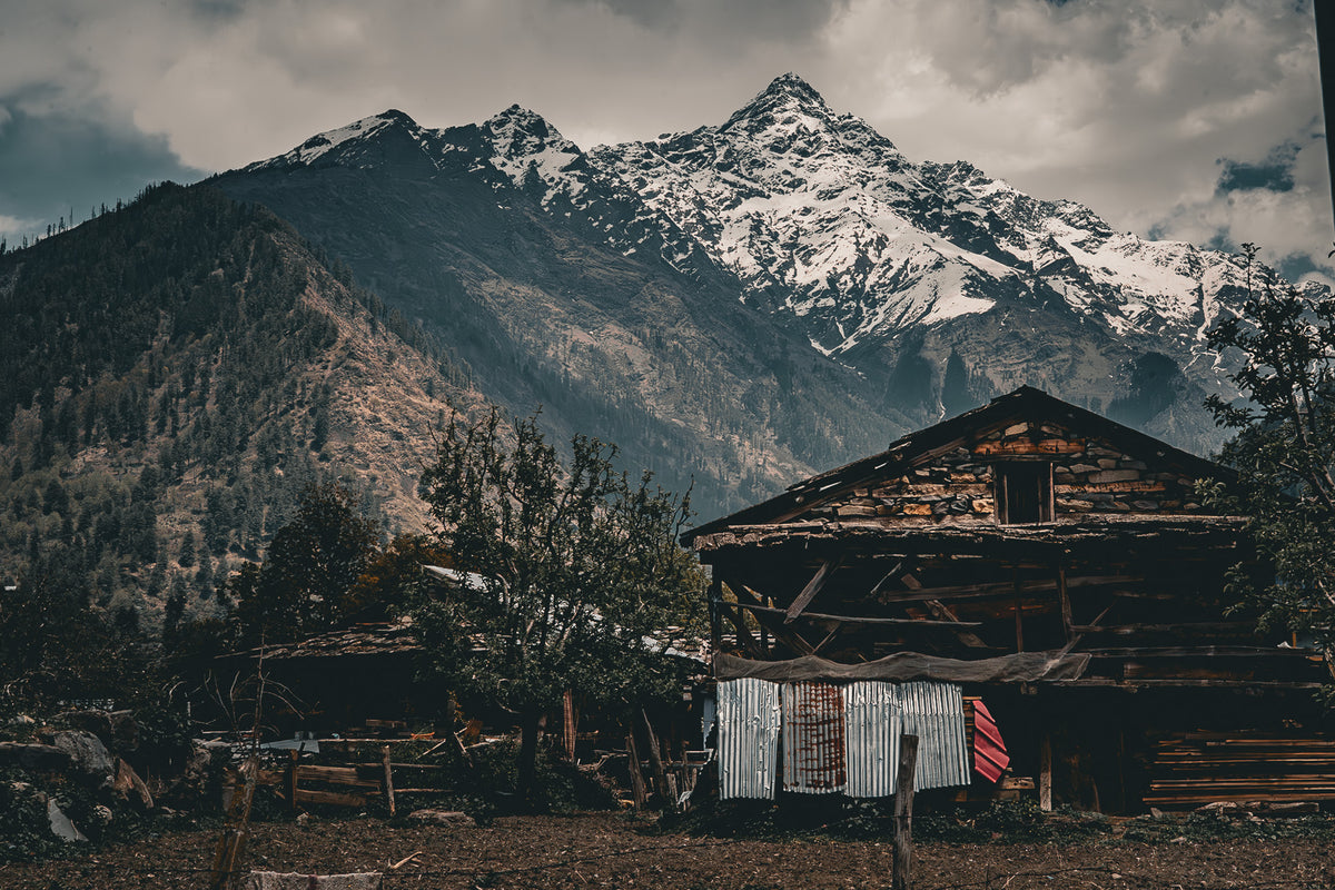 Cabin Beneath the Peak — Ori Ganz fine art print