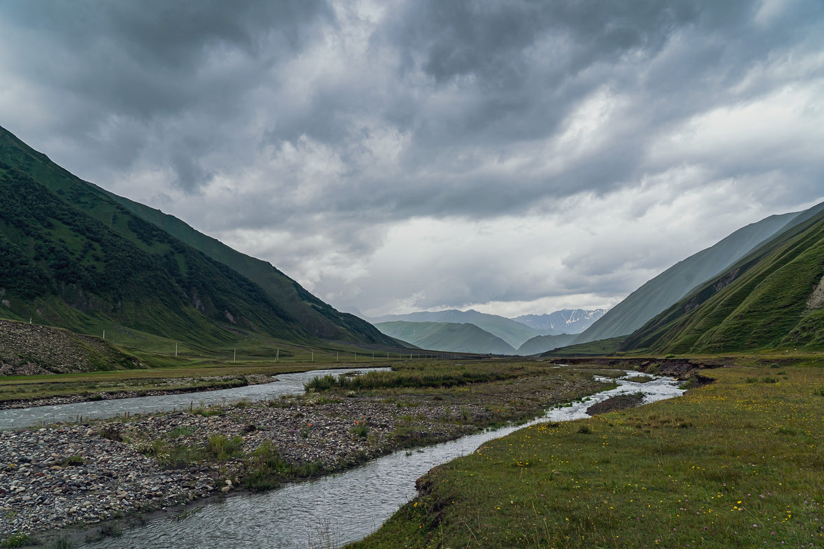 Braided River Valley — Ori Ganz fine art print